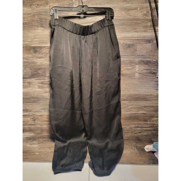 Express Silk Ankle High Rise Pants Sz M NWT - Picture 2 of 7